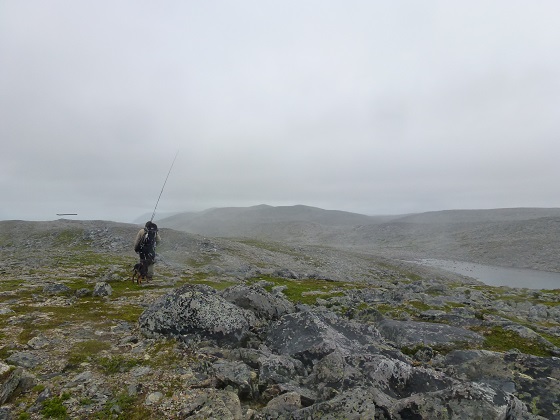 Auf dem Weg zum Saiblingsfischen in der Finnmark