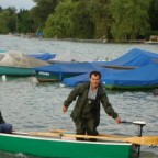 Abdul beim Aufbrechen am Wörthseevereinshafen