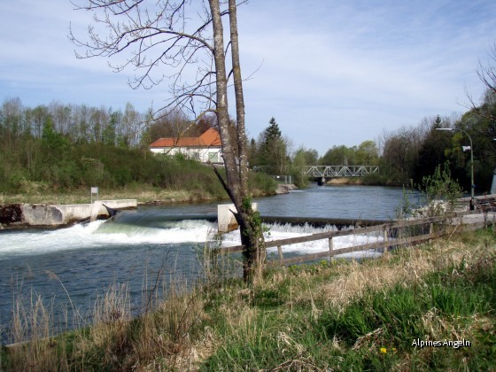 Mangfall-Wehr bei Vagener See