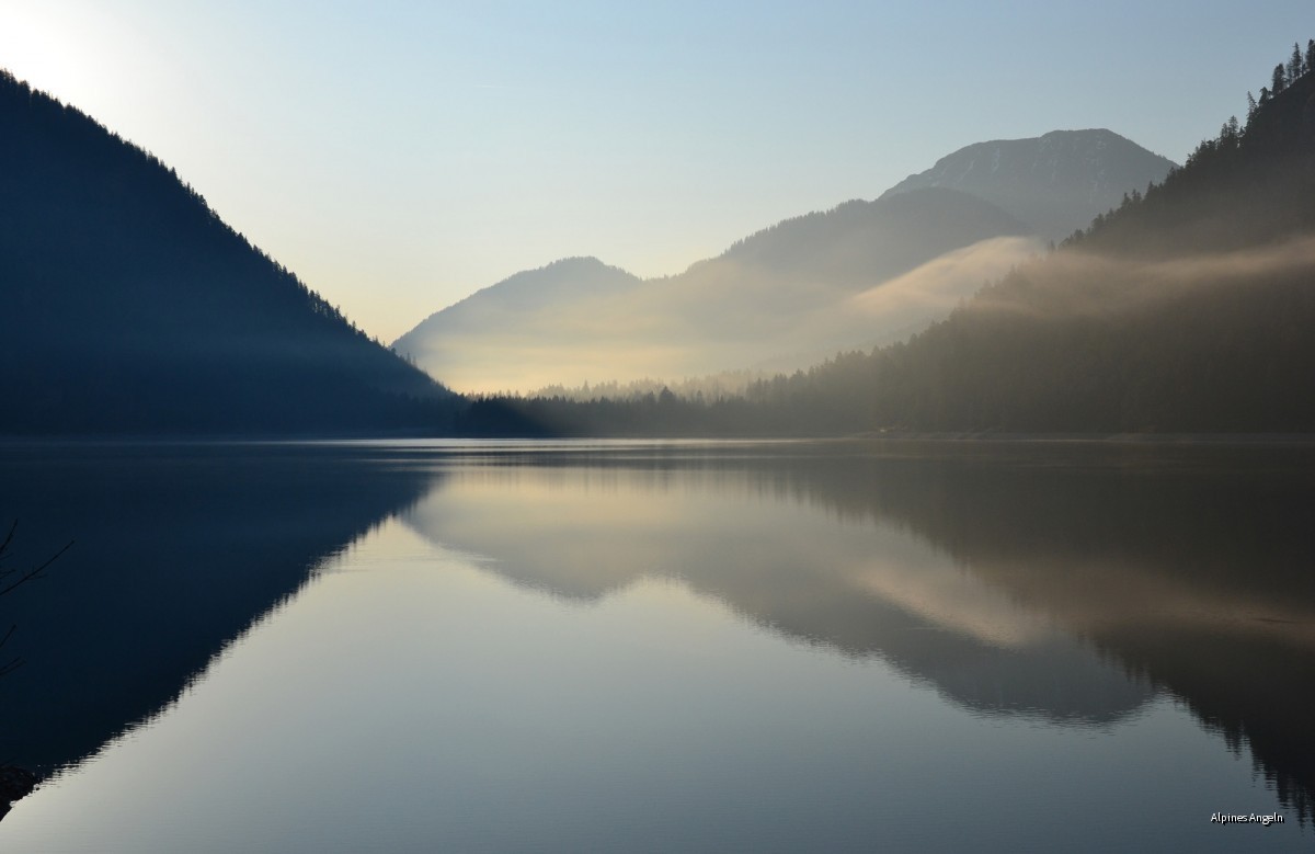 Morgennebel am Plansee 2011