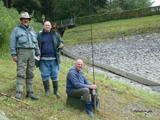 Drei Mann ohne Fisch