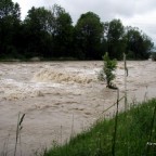 Mangfall Hochwasser Meldestufe 4
