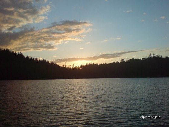 Sonnenuntergang am Hartsee