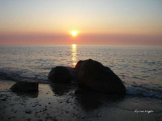 Sonnenuntergang in Kreptitz