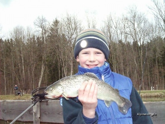 Quirins erster Fisch